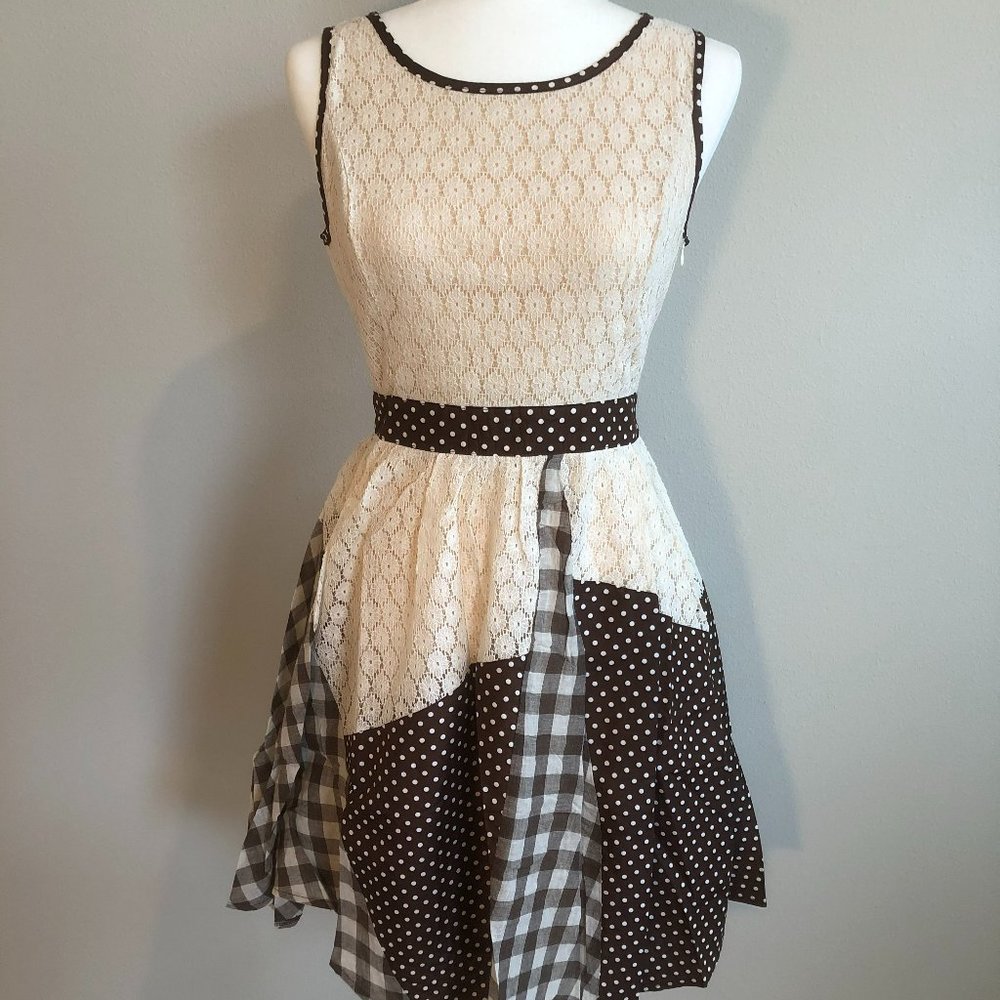 SALE!!!!! NWT Multi Print Dress with Bow Detail